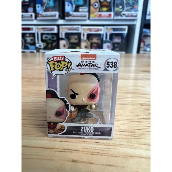 BITTY Zuko Funko Pop #538 ATLA Avatar Last Airbender Nickelodeon Anime Nick TV - Picture 1 of 6